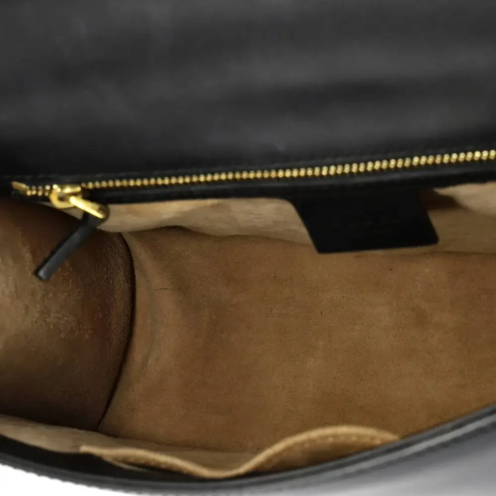 Gucci Sylvie Shoulder Bag Leather Small #248476G11B - Picture 5 of 8